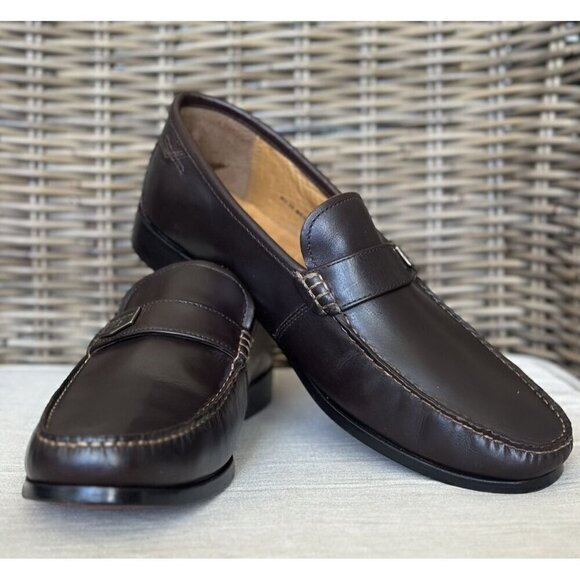 Florsheim Men\'s Size 9.5 3E Imperial Slip On Loafer Dark Brown Leather main image 8